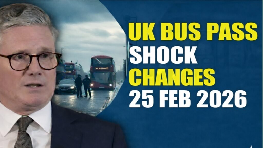 UK Free Bus Pass Rules Changing 25 February 2026