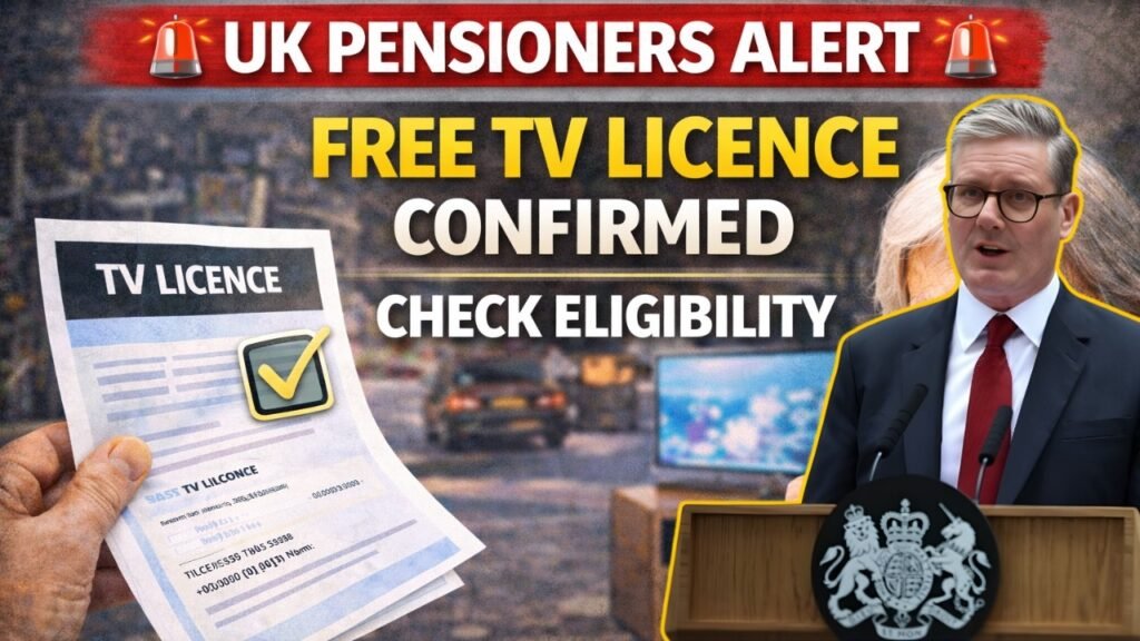 UK Pensioners Free TV Licence Eligibility